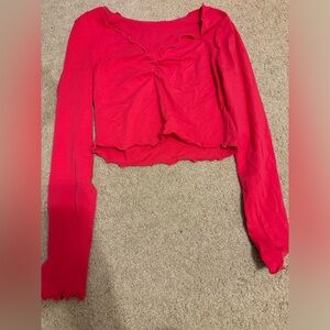 Hot pink long sleeve